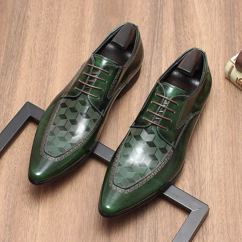 green dress shoes mens sheisinshoes