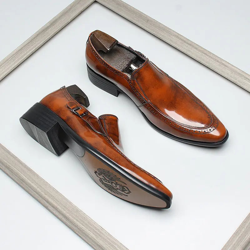 black slip-on dress shoes mens sheisinshoes