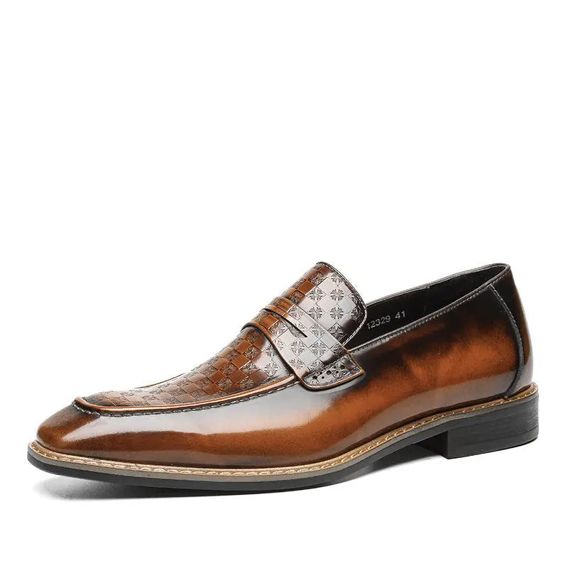 men's slip on dress shoes loafers sheisinshoes