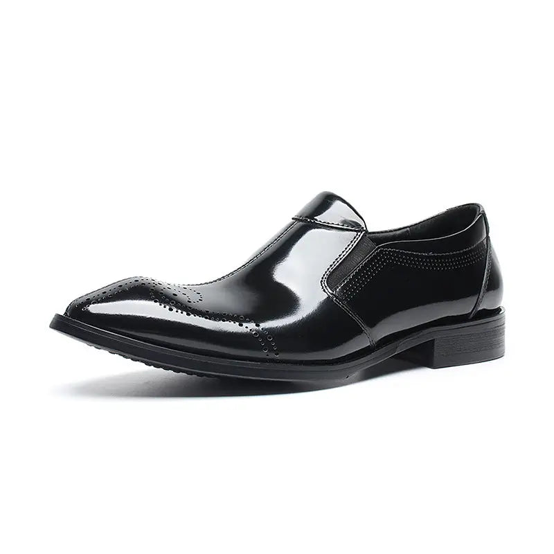 mens brown slip on dress shoes sheisinshoes