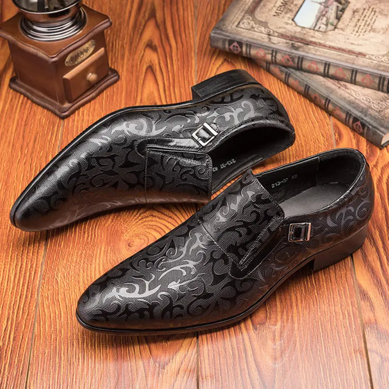 mens leather slip on dress shoes sheisinshoes