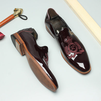 slip on black dress shoes mens sheisinshoes