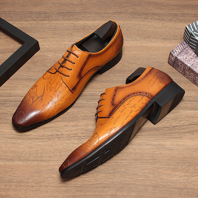 genuine leather men's dress shoes sheisinshoes