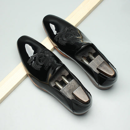 slip on black dress shoes mens sheisinshoes
