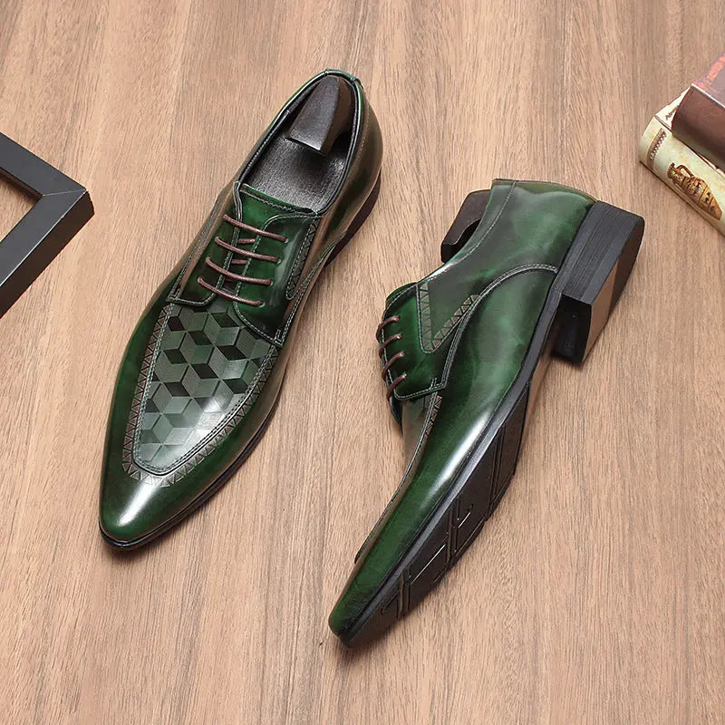 green dress shoes mens sheisinshoes