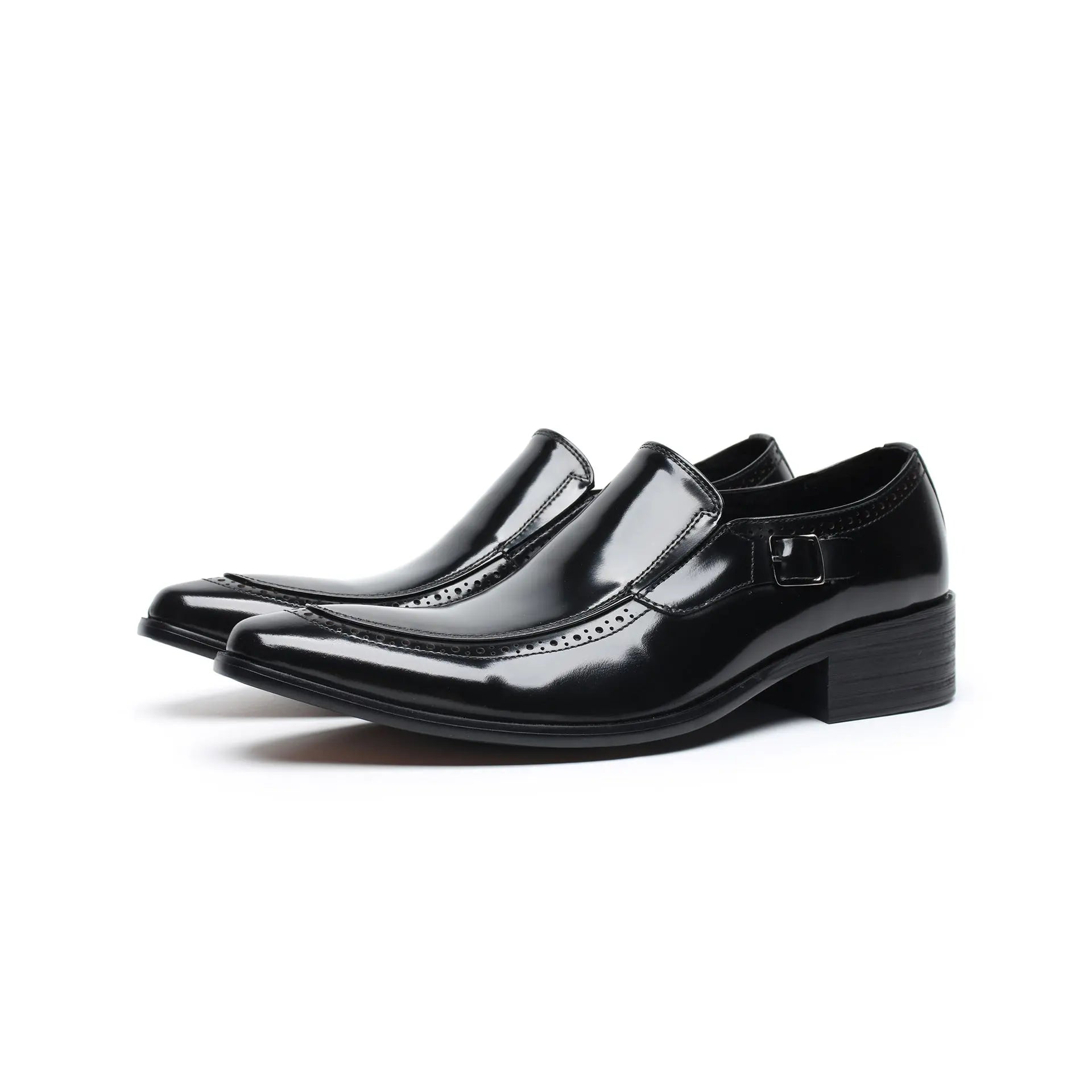 black slip-on dress shoes mens sheisinshoes